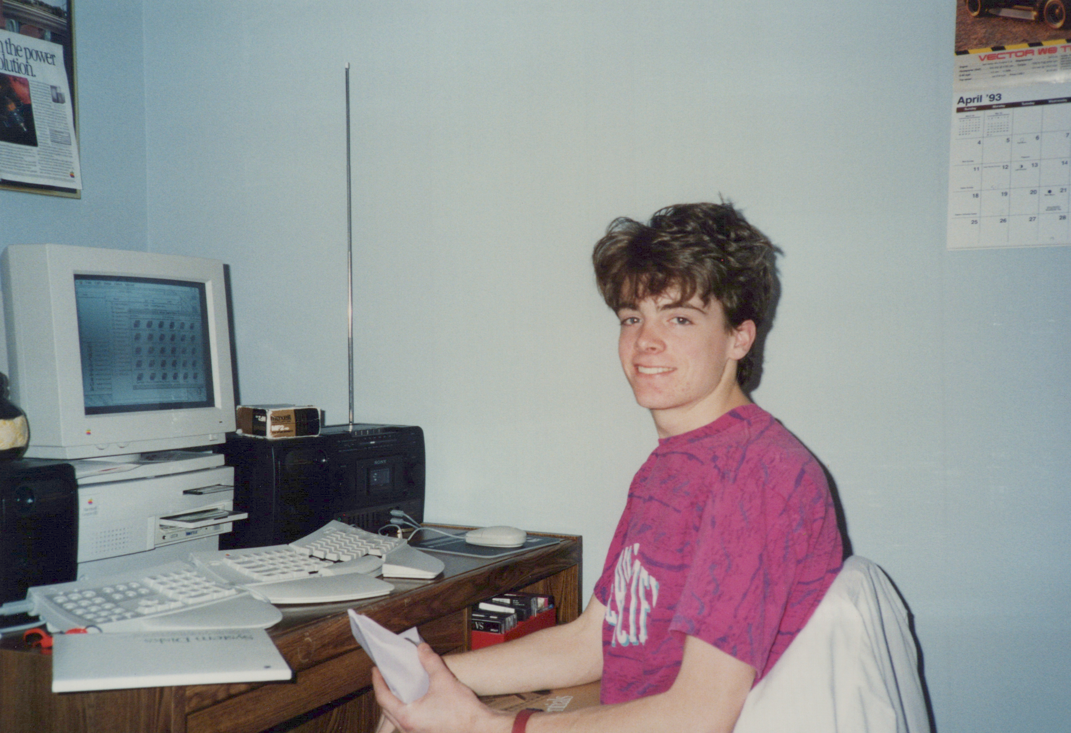 Blake Garner sometime in 1993